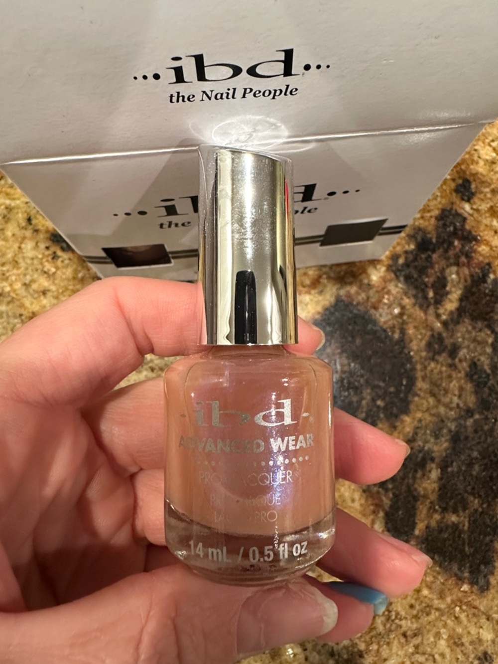 ibd Advanced Wear Nail Lacquer — Sheer Pink Pearl